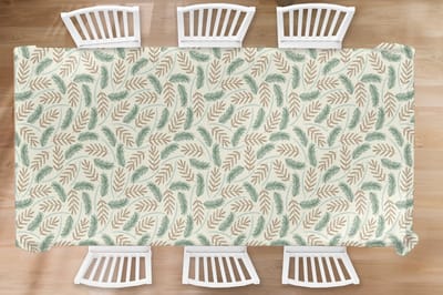 Kerst Tafelkleed - Kerstmis Decoratie - Tafellaken - Kerst - Patronen - Takken - 300x150 cm - Kerstmis Versiering - Tafeldecoratie Kerstmis - Kerstdecoratie tafel - Tafelversiering