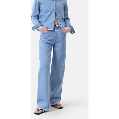 Closed Nikka Light Blue Maat: W27L32 | Wijde Broeken Outlet | Dames | Blauw