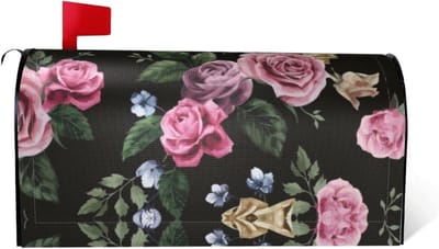 Brievenbushoes - Postvak Decoratie - Tuin Aankleden - Magnetisch Oppervlak - 45 x 53 cm - Zwart