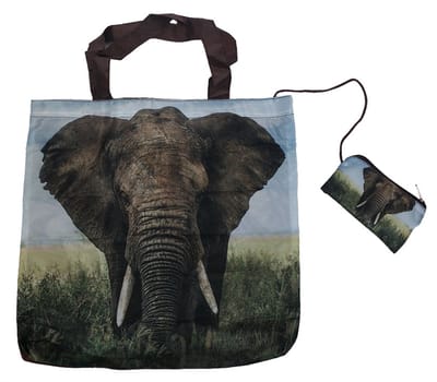 PIA Soft Toys - Olifant vouwtas - 40 cm x 40 cm