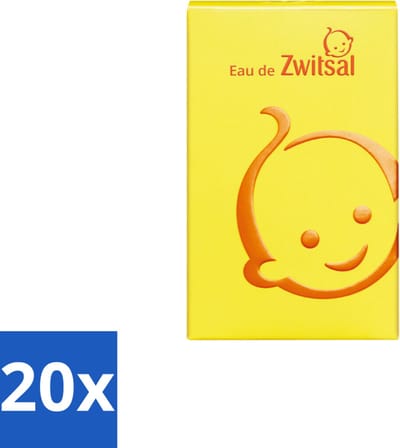 20 x Zwitsal - Eau de Toilette - Eau de Zwitsal - Vertrouwde Geur - 95 ml - Zwitsal Eau De Toilette - Vertrouwde Geur - Parfum Verstuiver - Eau De Toilette 95 Ml - Geur Voor Jong En Oud