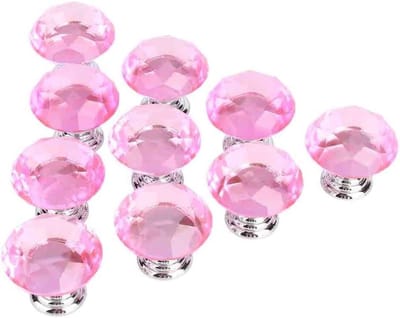 Crystal Clear glazen kast knoppen - 10 stuks - diamant deurgrepen voor keukenladekasten - 30mm - modern design