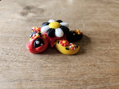 Sunflower flexi schildpad 3d geprint fidget toy speelgoed traktatie cadeau 8cm