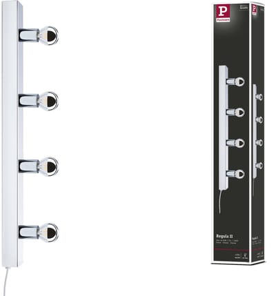 LED-spiegellamp Regula II E14 230V max. 4x40W dimbaar Chroom