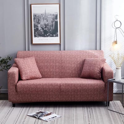Spandex Elastische Bankhoes voor Woonkamer Strakke Wrap Allesomvattende Bankhoes Modulaire Meubels Bank Beschermhoes 1/2/3/4-zits 1-Seat 90-140cm