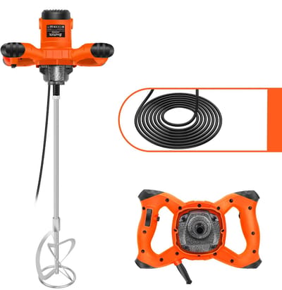 Verfmixer / Mortelmixer 2100W – 6-Speed – Professionele Mengmachine – Oranje