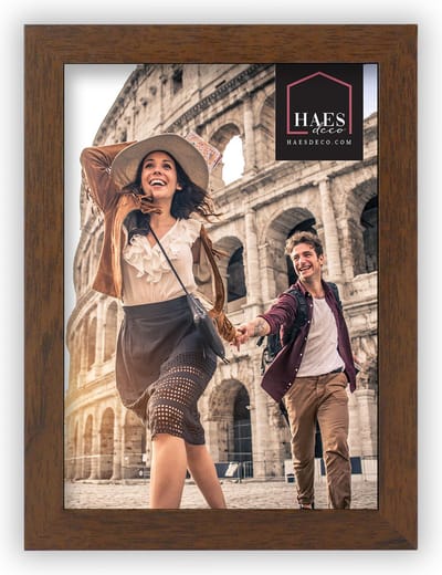 HAES DECO - Houten fotolijst Roma bruin voor 1 foto formaat 13x18 - SP13818