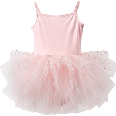 Nouvelle Robe Tutu de Ballet pour Fille 2-8 Ans Mode Professionnelle Robe de Fête de Danse pour Enfants Costume de Spectacle Robe de Mariage Princesse 2T
