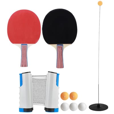 Draagbaar Tafeltennisnet Racket Intrekbaar Net Set Trainer Sport Trainingsset