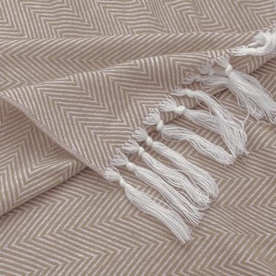 Handgeweven Katoenen Plaids 127 x 152 cm - Luxe, Lichtgewicht en Gezellig voor Elk Seizoen