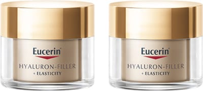 Eucerin Hyaluron-Filler + Elasticity Anti-rimpel Dagcreme voor Vrouwen - SPF 30 - Vermindert Donkere Vlekken - Thiamidol en Hyaluronzuur - 50 ml - Voordeelverpakking - Bundel van 2