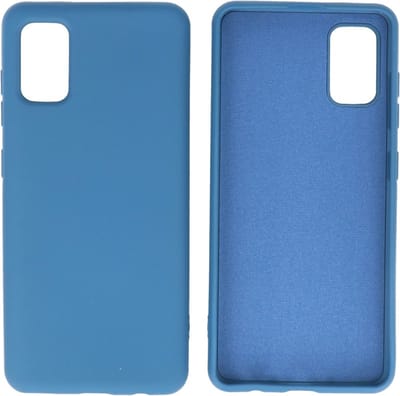 Hoesje Geschikt voor de Samsung Galaxy A31 - Fashion Color Backcover Telefoonhoesje - Navy