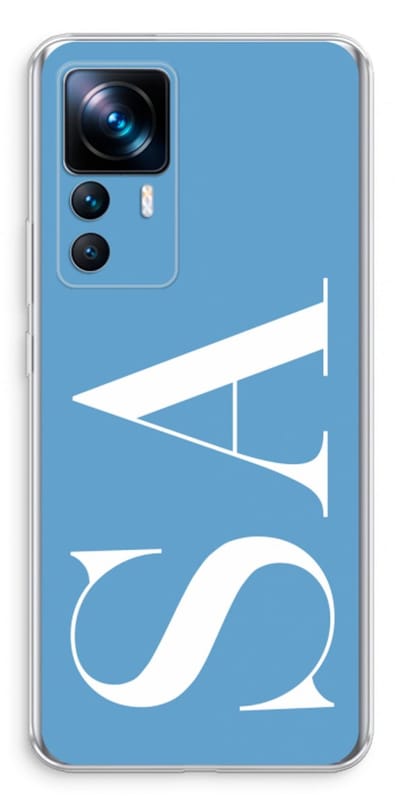 Gepersonaliseerd - Case Company® - Hoesje geschikt voor Xiaomi 12T hoesje - Monogram N°2 - Soft Cover Telefoonhoesje - Bescherming aan alle Kanten en Schermrand