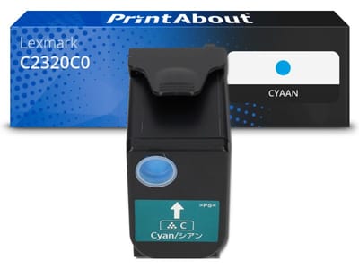 PrintAbout huismerk Toner C2320C0 Cyaan Geschikt voor Lexmark