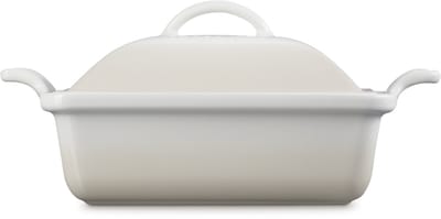 Le Creuset - Ovenschaal - Vierkant - Met Deksel - 23x23 Cm / 2,4 Liter - Meringue