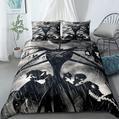 Scream Horror Night Dekbedovertrekset Usa King Queen Double Full Twin Eenpersoons Maat Beddengoedset 180x210cm