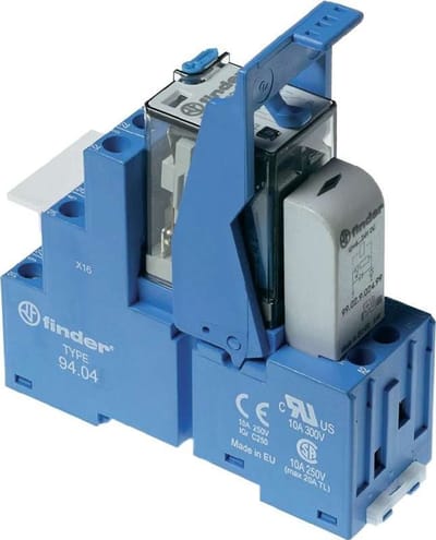 Finder 58.34.9.048.0050 Relaismodule Nominale spanning: 48 V/DC Schakelstroom (max.): 7 A 4x wisselcontact 1 stuk(s)