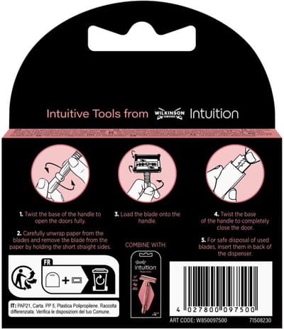 Wilkinson Intuition Rose Gold Navulmesjes - 15 stuks