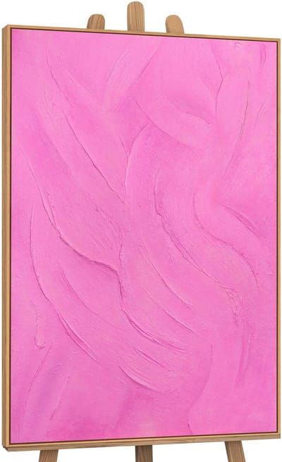 Canvas schilderij 120x80 cm handgeschilderd suikersluier – YS-Art Gallery – Lijst: Hout – Luxe wanddecoratie