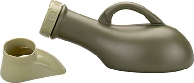 MultiMotion urinaal met handige schroefdop Groen - Unisex voor mannen en vrouwen - Lekvrij door schroefdeksel - Plasfles