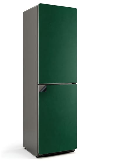 Wallfluent Magnetische Koelkastmat - Donkergroen Koelkast Magneet Sticker - 60 cm x 205 cm - Donkergroen Magnetische Koelkastmat - Decoratieve Koelkastfolie - Koelkastfront Decoratie Magneet - Herbruikbare Magneetmat Koelkast