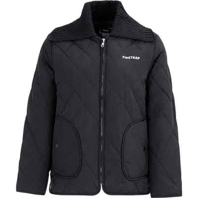 Firetrap Dames Gewatteerde Relaxed Fit Jacket (Zwart)