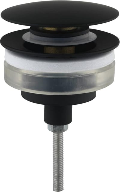 Wastafel Afvoerplug - Afsluitbare Stop - Waterdicht Afsluiten - Voor Specifieke Sifon - 5 x 1 x 1 cm - Zwart