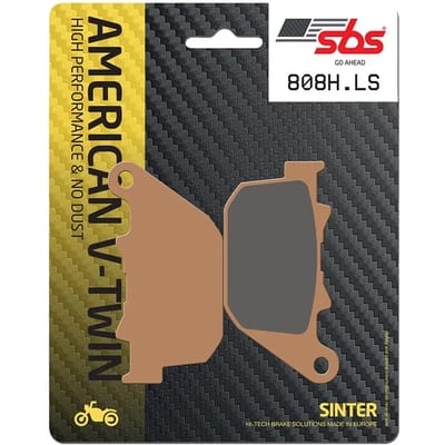 Plaquette de frein SBS pour Moto Harley Davidson 1200 Xl R 2004 à 2008 AR / 808H.LS Neuf