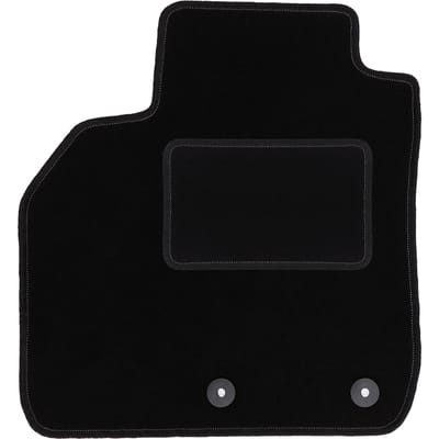 Bestuurdersmat zwart voor: Renault Scenic II minivan (2003-2009)