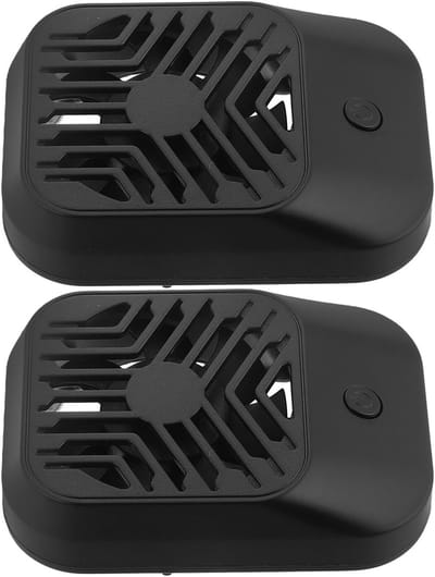VHV - Telefoonkoeler - USB koelventilator voor smartphone - USB aansluiting - clip-on ontwerp - stille werking - voor smartphone gaming, video, kantoor en onderweg