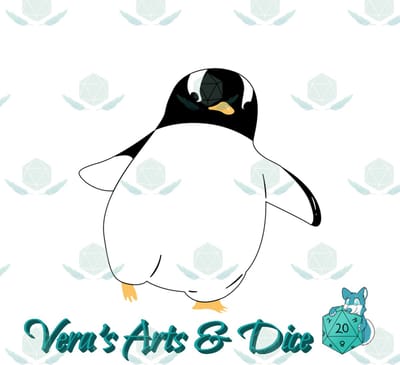 Pinguïn Sticker - Antartica Dieren - Schattige Pinguïns Vogels Stickers - Handgemaakte Stickers - Journaling - Bullet Journal - Scrapbooking - Leuke Stickers - Laptop Sticker - Telefoon Sticker - Cute - Dier - Lief - Schattig - Wilde Dieren