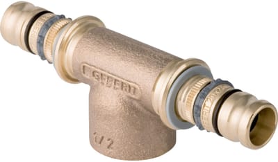 Geberit Mepla T-stuk met vrouwelijke draad: d=32mm rp=3/4 d1