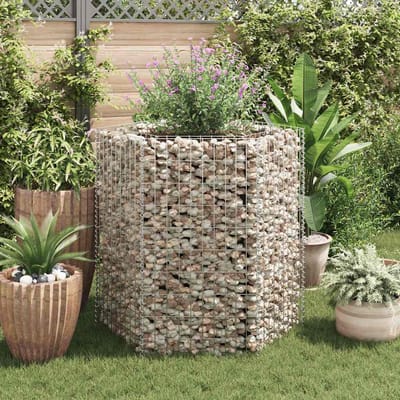 vidaXL - Gabion - plantenbak - verhoogd - zeshoekig - 100x90x100 - cm