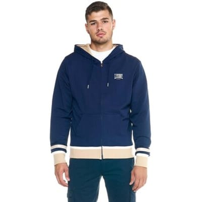 Capuchon sweaters Leone 1947 Man Hoody Sweashirt Full Zip Retro