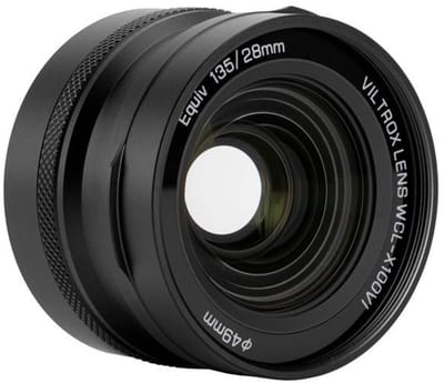 Viltrox WCL-X100VI Wide-angle Conversion Lens for Fuji X100 Serie Black