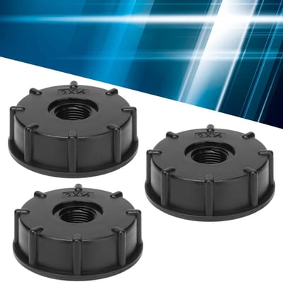 Dailygoods - IBC Tank Connector Set - Coarse Wire - 3 Stuks - Tuinslang Adapter - Geschikt voor diverse tanks - Eenvoudige installatie - Duurzaam mate...
