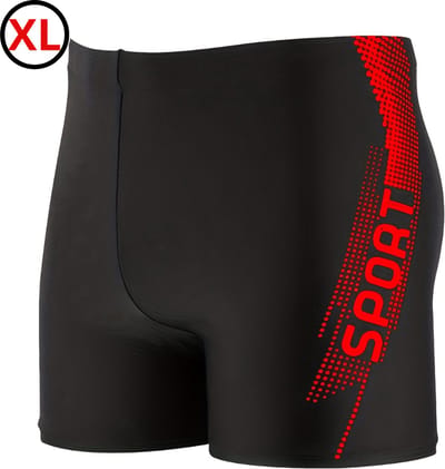 Bovista Zwembroek Heren - Zwem Broek Mannen - Badkleding - Zwemmen - Jongens - Swimming Shorts - Zomerbroek - Rood - Maat XL