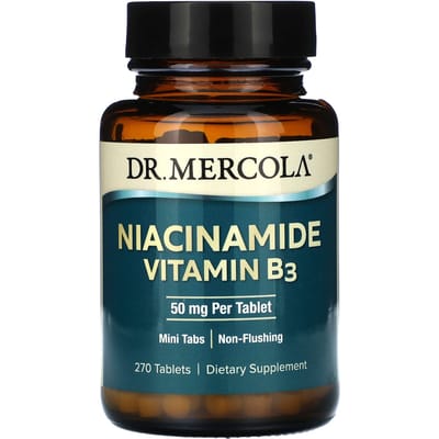 Dr. Mercola, Niacinamide Vitamine B3, 50mg, 270 tabletten