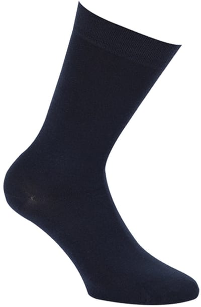 Boru Bamboo - Sokken Badstofzool - Navy - 35-38 - Bamboe Sokken - Naadloos - Hypoallergeen - Anti-Bacterieel - Unisex - 2304