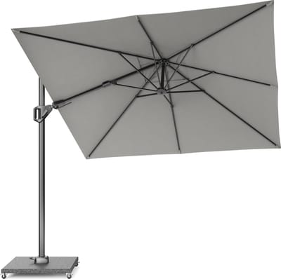 Platinum Sun & Shade – Zweefparasol – Voyager T² Premium - 270x270cm - Manhattan - Dubbel Kantelbaar - 360° Draaibaar - 98% UV protectie