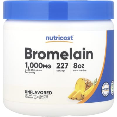 Nutricost, Bromelain, Unflavored, 8.1 oz (227 g)