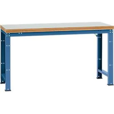 Manuflex werkbank Profi standaard, Tafelblad kunststof B 1750 x D 700, briljantblauw
