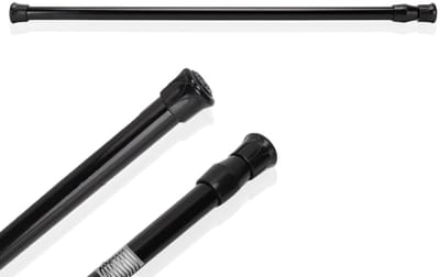 ZEYNOMAX- Douchestang Verstelbaar 25-40cm - Douchestang zonder Boren - Gordijnstang - Douchegordijnstang - Klemstang - Ideaal voor Badkamer