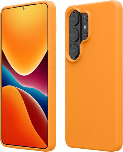 kwmobile telefoonhoesje geschikt voor Samsung Galaxy S26 Ultra - Hoesje met siliconen coating - Smartphone case in fruitig oranje