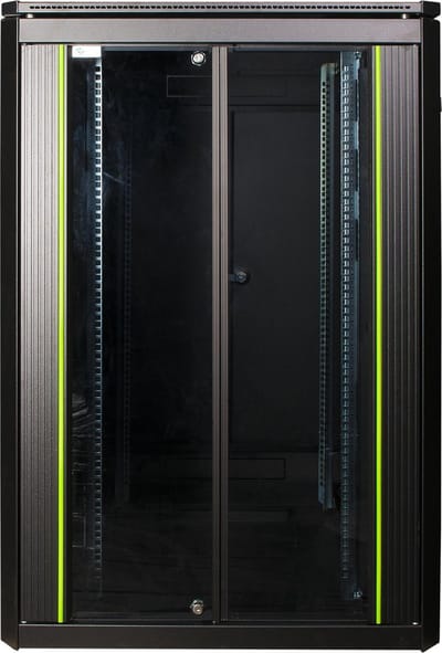 Logon 22U W=800Mm D=800Mm H=1164Mm Data Line Black