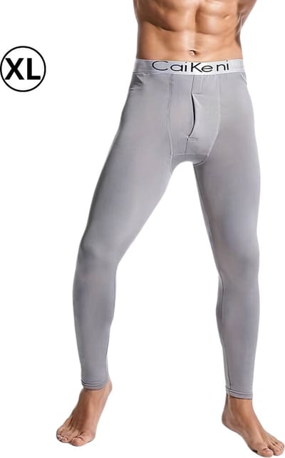 Bovista Thermo - Thermokleding - Thermobroek - Voor Heren - Beenverwarmers - Fleece - Broek - Grijs - Maat XL
