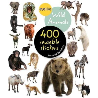 Eyelike Stickers: Wild Animals - Workman Kids - Workman Publishing