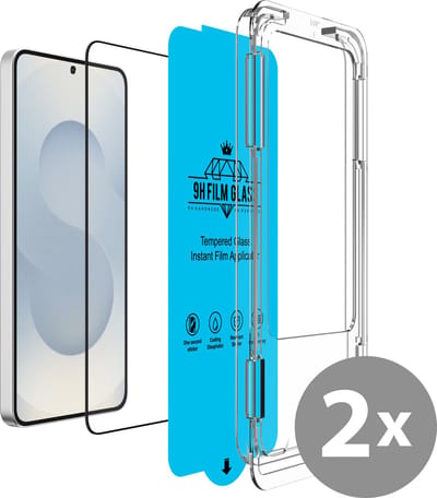 Just in Case screenprotector geschikt voor Samsung Galaxy S26 - Screenprotector met Applicator - 2 Stuks