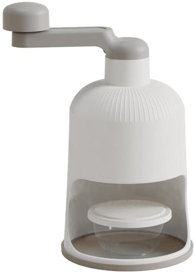 Handmatige IJsmachine - Crushed Ice Maker - Cocktails Maken - Zonder Elektriciteit - 24.5 x 14 x 24.5 cm - Wit