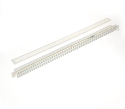 Ventilatierooster Fresh 101 FG wit compleet, 695x30mm (lxh)